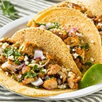 Chicken Cheese Dosa Tacos